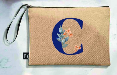 Bolso de mano letra c - regalos de boda